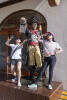 Kids With Pirate Statue