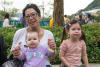 Jennie With Two Kids At Ocean Park