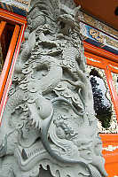 Dragon Detail On Column