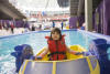 Claira In Her Paddle Boat