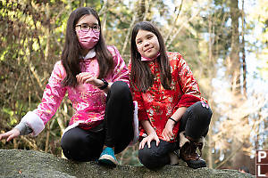 Kids On Big Rock