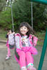 Happy Claira On Swing