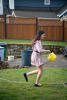 Claira Running After Eggs