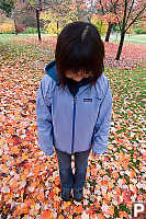 Helen In The Leaves