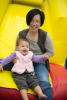 Helen And Claira On Slide