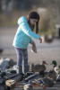 Claira Feeding Ducks