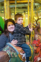 Marcus And Diana On Carousel