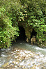 River Going Into Cave