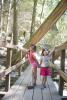 Nara And Claira On Bridge