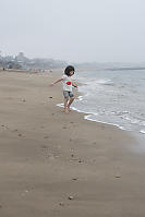 Claira Playing In The Water