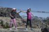 Girls By Suspension Bridge