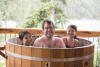 Family In Hot Tub