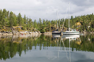 Kayaking Up To Sailboats