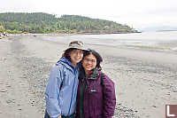 Jin And Helen On Beach