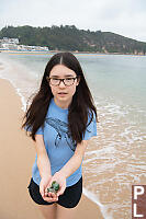 Nara Finding Glass On Beach