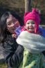 Helen And Claira Out Walking