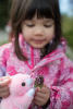 Claira Feeding Red Dead-Nettle To Bunny