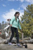 Nara Walking On Log