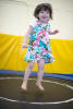 Claira On Bouncing On Trampoline