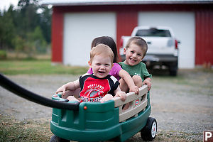 Getting Ready For The Wagon Ride