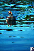 Mike Arriving By Boat