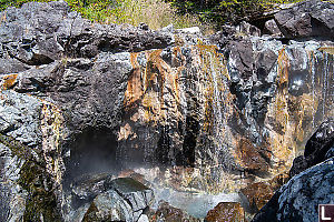 Hot Springs Over Rocks