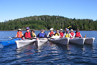 Raft Of Kayakers