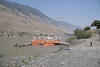 Kids Playing By Big Bar Ferry