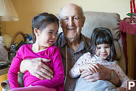 Great Grandpa And Kids