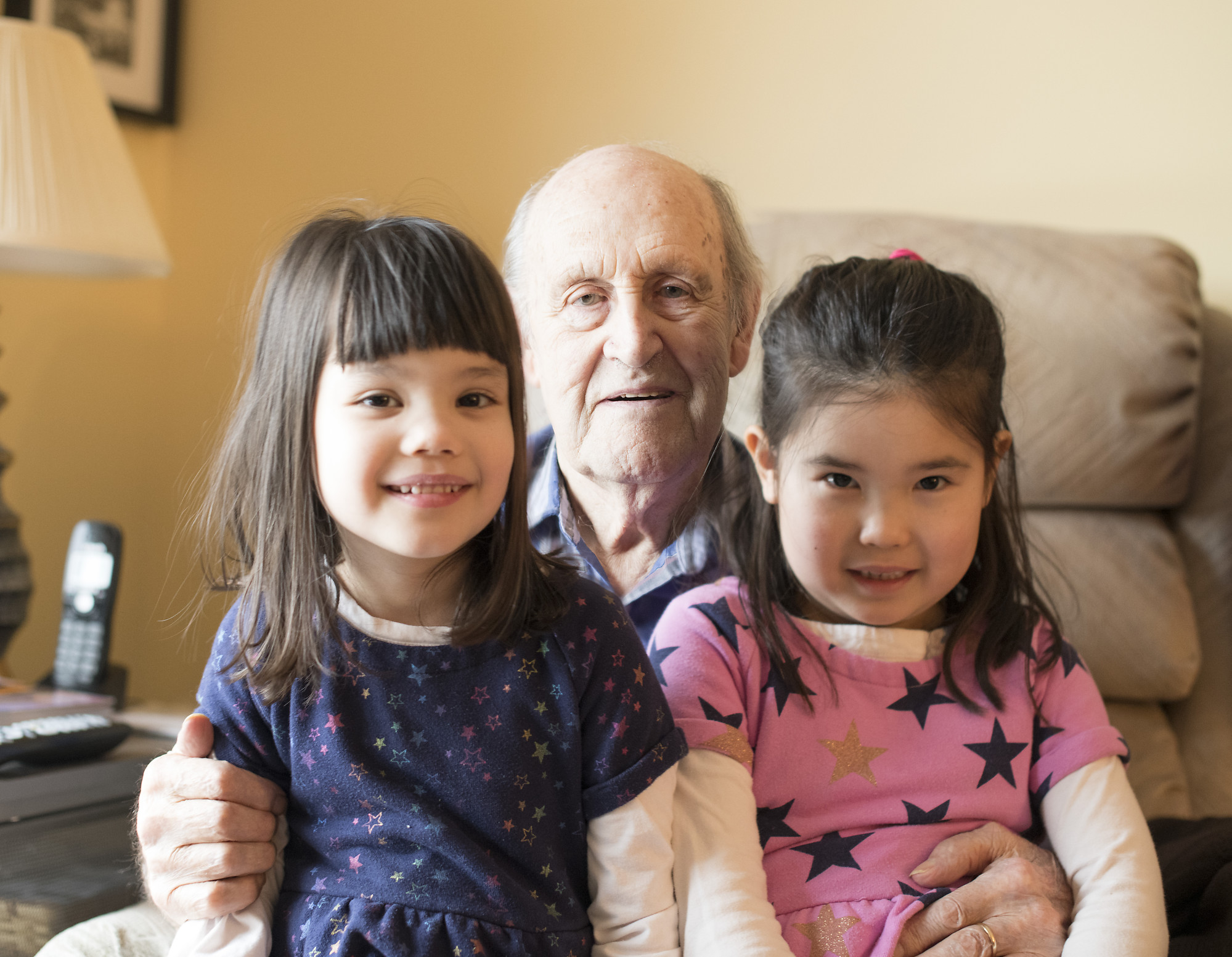 great-grandfather-with-great-granddaughters