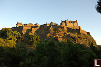 Castle As Sun Falls