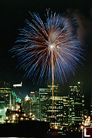 Blue Burst over Vancouver