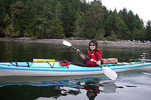 Helen Paddling