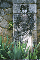 Statue In Garden