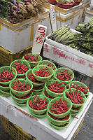 Baskets Of Red Peppers