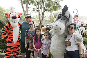 Family With Tigger And Eeyore