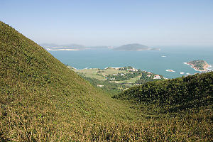 Looking Down Valley To Golf Course