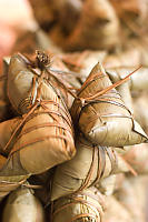 Sticky Rice Tied Packets