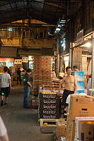 Topless Man In Alley