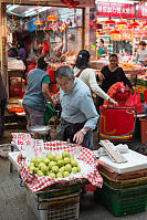 Looking Into A Basket Of Pears