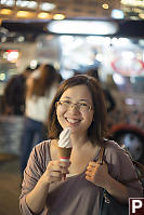 Helen With A Mr. Softee