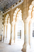 Marble Arches With Mirror Work