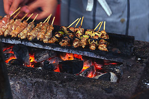 Yakitori Cooking