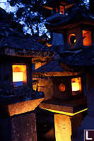 Few Stone Lanterns