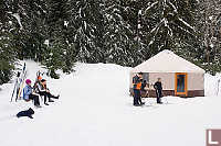 Lunch At The Yurt