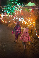 Claira And Nara Walking Down Trail