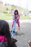 Claira On Teeter Totter