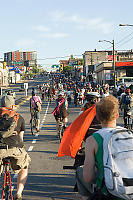 Riding Up Main Street