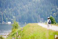 Helen Walking On Dike