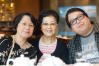 Theresa Aunt Lillian And David At Table